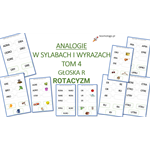 ANALOGIE W SYLABACH I WYRAZACH TOM 4 ROTACYZM - nieprawidłowa wymowa głoski „r”