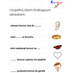 IDIOMY TOM 2- TRENING OBRAZOWY